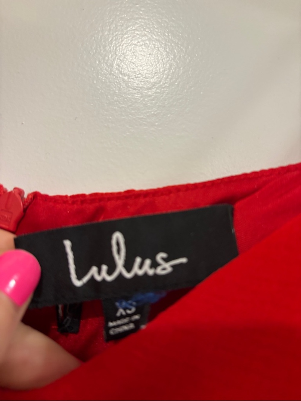 Lulu's Red Floral High-Low Ruffle Slip Dress - Picture 2 of 4